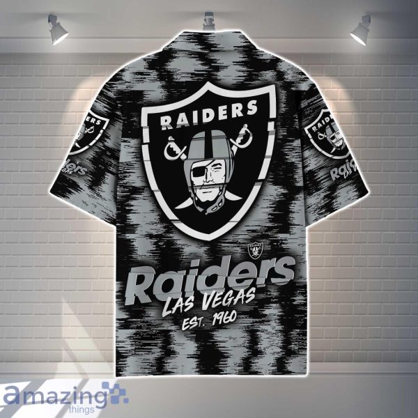 Las Vegas Raiders NFL Hawaiian Shirt Vintage Custom Name For Fans Product Photo 3
