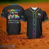 LGBT Humanity Love Peace Custom Name Baseball Jersey Shirt Style Gift