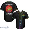 LGBT Never Underestimate An Old Man Baseball Jersey Shirt Style Gift