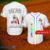 LGBT Unicorn Talk Shit Behind My Back Custom Name Baseball Jersey Shirt Style Gift