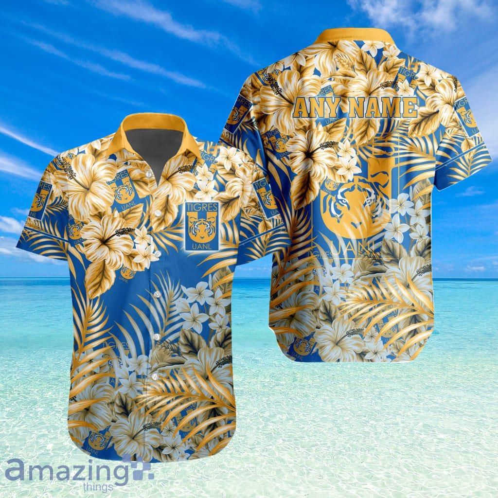 LIGA MX Tigres UANL Special Button Down Hawaiian Shirt Fashion Trends image LIGA MX Tigres UANL Special Button Down Hawaiian Shirt Fashion Trends Product Photo 1