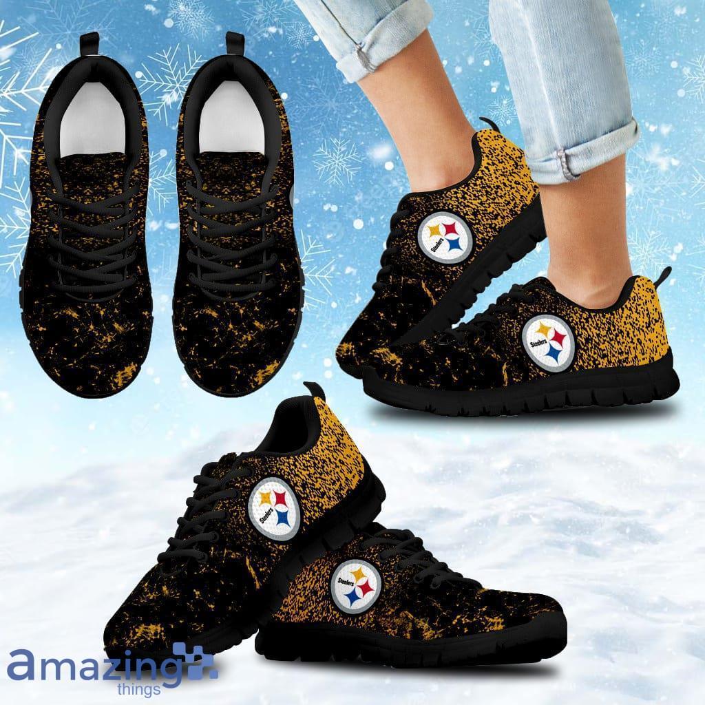 Light Tiny Pixel Smashing Pieces P.Steelers Sneakers Shoes Gift For Big Fans image Light Tiny Pixel Smashing Pieces P.Steelers Sneakers Shoes Gift For Big Fans Product Photo 1