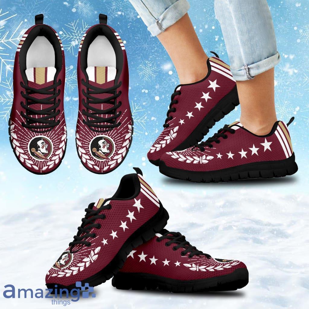 Line Of Stars Victory Florida State Seminoles Sneakers Shoes Gift For Big Fans image Line Of Stars Victory Florida State Seminoles Sneakers Shoes Gift For Big Fans Product Photo 1