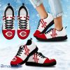 Line Stripe Logo Bottom Cincinnati Reds Sneakers Shoes Gift For Big Fans