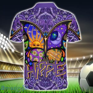 Lively Tie Dye Harmony Polo Shirt Hippie Designs Polo Shirt Gift For Golf Lover Product Photo 2