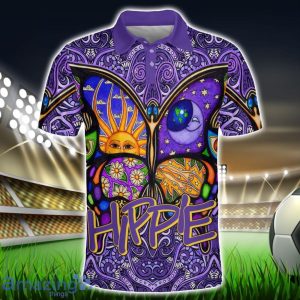 Lively Tie Dye Harmony Polo Shirt Hippie Designs Polo Shirt Gift For Golf Lover Product Photo 1