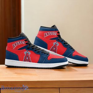 Los Angeles Angels Air Jordan Hightop Shoes Special Gift For Fans Product Photo 2
