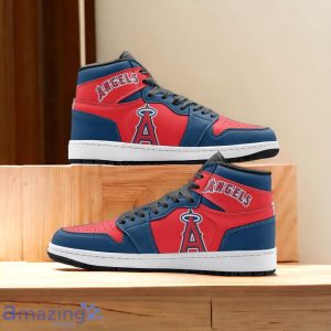 Los Angeles Angels Air Jordan Hightop Shoes Special Gift For Fans Product Photo 1