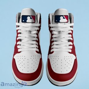 Los Angeles Angels MLB Air Jordan Hightop Custom Number & Name Trending Shoes Product Photo 3