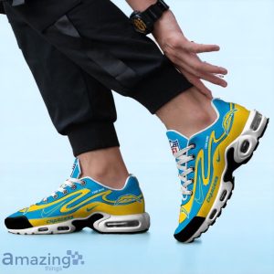 Los Angeles Chargers TN Sport Shoes Best Gift For NFL Fans Double Swoosh Custom Name Product Photo 3