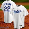 Los Angeles Dodgers Clayton Kershaw Nike White Replica Baseball Jersey Shirt Style Gift