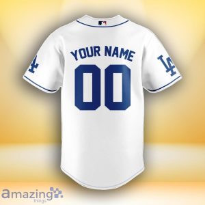 Los Angeles Dodgers MLB Custom Number & Name Baseball Jersey For Fans Product Photo 3