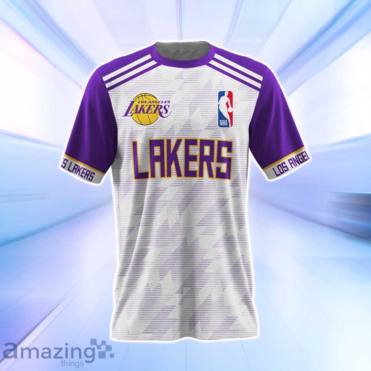 Los Angeles Lakers NBA Living That Basketball Mom Life 3D Shirt image Los Angeles Lakers NBA Living That Basketball Mom Life 3D Shirt Product Photo 2