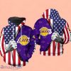 Los Angeles Lakers NBA US Flag Team 3D Printed Hoodie and Zipper Hoodie