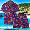 Los Angeles Lakers Team Logo Hawaiian Shirt And Short Floral Pattern