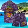 Los Angeles Lakers Team Logo Pattern Retro Hawaiian Shirt And Short
