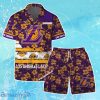 Los Angeles Lakers Team Logo Pattern Vintage Aloha Hawaiian Shirt & Short