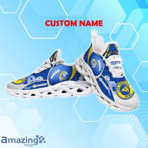 Los Angeles Rams NFL Fan Edition Custom Name Max Soul Comfort Shoes Product Photo 3