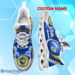 Los Angeles Rams NFL Fan Edition Custom Name Max Soul Comfort Shoes Product Photo 4