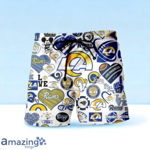 Los Angeles Rams NFL Hawaiian Shirt And Short Trending 2024 For Men Women Product Photo 3