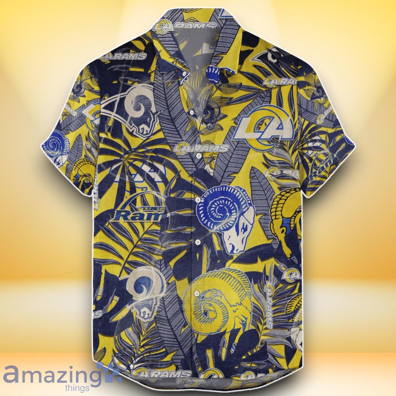Los Angeles Rams NFL Hawaiian Shirt Retro Style Special Edition For Fans Product Photo 1