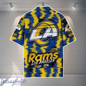 Los Angeles Rams NFL Hawaiian Shirt Vintage Custom Name For Fans Product Photo 3