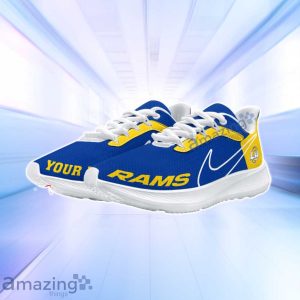 Los Angeles Rams NFL Trending Air Mesh Running Shoes Custom Name For Fans Product Photo 2