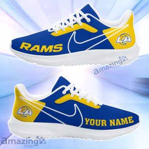 Los Angeles Rams NFL Trending Air Mesh Running Shoes Custom Name For Fans Product Photo 1