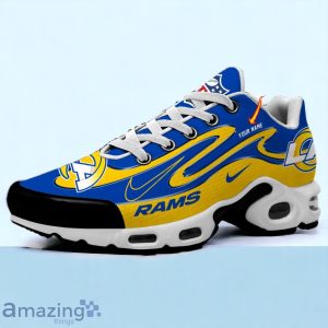Los Angeles Rams TN Sport Shoes Best Gift For NFL Fans Double Swoosh Custom Name Product Photo 1
