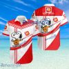 Lotteria Logo Snoopy Pattern Tropical Button Down Hawaiian Shirt