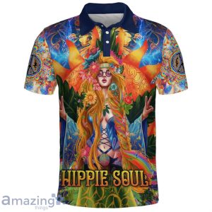 Love & Freedom Tie Dye Edition Polo Shirt Hippie Designs Polo Shirt Gift For Golf Lover Product Photo 1