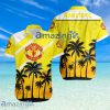 Man Utd  FC Logo Button Down Hawaiian Shirt Hip Summer Trend