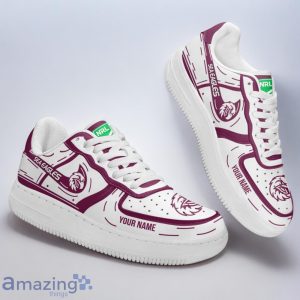 Manly Warringah Sea Eagles NRL Air Force Shoes Sneaker Gift For Fans Custom Name Product Photo 2