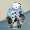 Marshmello Blue 3D Hoodie Unique Gift