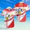 Mcdonald’s Logo Snoopy Pattern Tropical Button Down Hawaiian Shirt