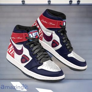 Melbourne Demons AFL Air Jordan Hightop Shoes Custom Name Gift For Fans Product Photo 3
