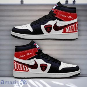 Melbourne Demons AFL Air Jordan Hightop Shoes Custom Name Gift For Fans Product Photo 1