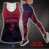 Melbourne Demons AFL Combo Hollow Tank Top and Leggings Custom Name Gift For Women