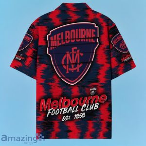 Melbourne Demons AFL Hawaiian Shirt Special Design Custom Name Product Photo 3
