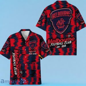 Melbourne Demons AFL Hawaiian Shirt Special Design Custom Name Product Photo 1