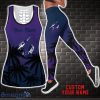 Melbourne Storm NRL Combo Hollow Tank Top and Leggings Custom Name Gift For Women