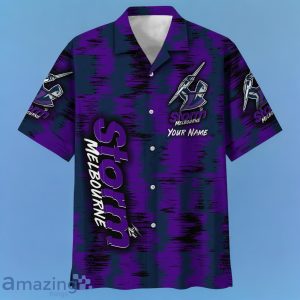 Melbourne Storm NRL Hawaiian Shirt Special Design Custom Name Product Photo 2