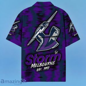 Melbourne Storm NRL Hawaiian Shirt Special Design Custom Name Product Photo 3