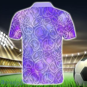 Mellow Harmony Tie Dye Polo Shirt Hippie Designs Polo Shirt Gift For Golf Lover Product Photo 2