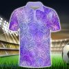 Mellow Harmony Tie Dye Polo Shirt Hippie Designs Polo Shirt Gift For Golf Lover