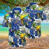 Memphis Tigers NCAA1 Parrot and leaves 3D Hawaiian Shirt For Men And Women