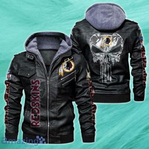 Men's Washington Redskins 2D Leather Jacket Style Gift Product Photo 2