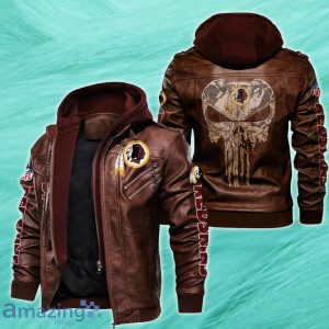 Men's Washington Redskins 2D Leather Jacket Style Gift Product Photo 1
