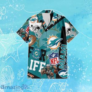 Miami Dolphins NFL Combo Hawaiian Shirt & Short Trending Gift For Fans Product Photo 2
