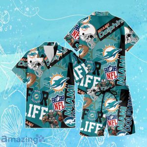 Miami Dolphins NFL Combo Hawaiian Shirt & Short Trending Gift For Fans Product Photo 1